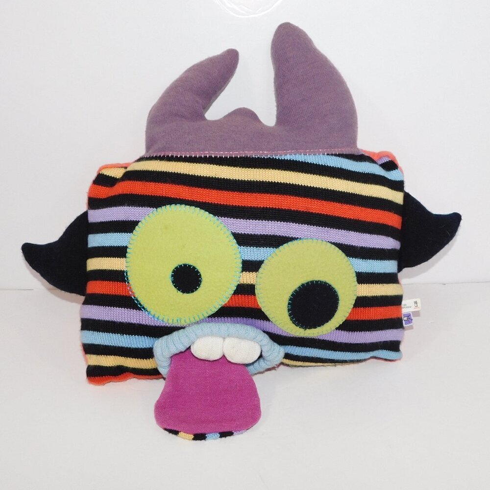 Mahnattan Toy Kreechers Klub Knit Pillow Monster Friend Stuffed 2009